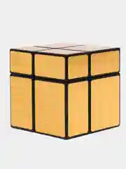 Зеркальный Кубик 2x2x2 непропорциональный (золотой) Грани одного цвета, но разного размера