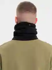 Угольный шарф - труба, балаклава, снуд двойной, флисовый, зимний,