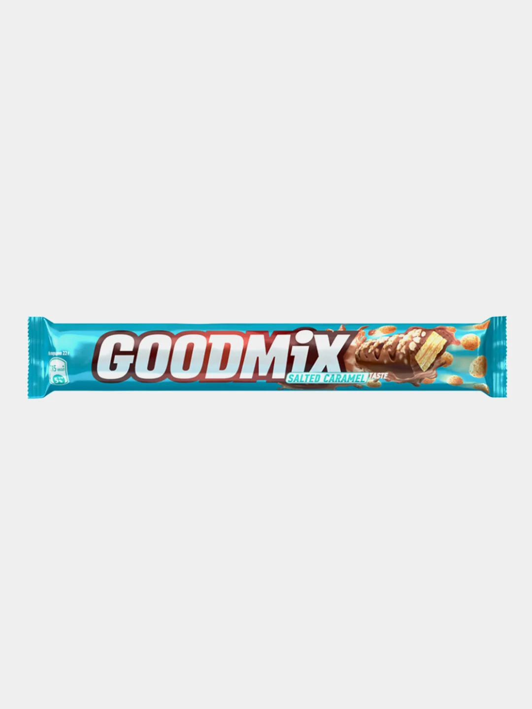 Шоколадный батончик с хрустящей вафлей GOODMIX со вкусом соленой карамели, 44г