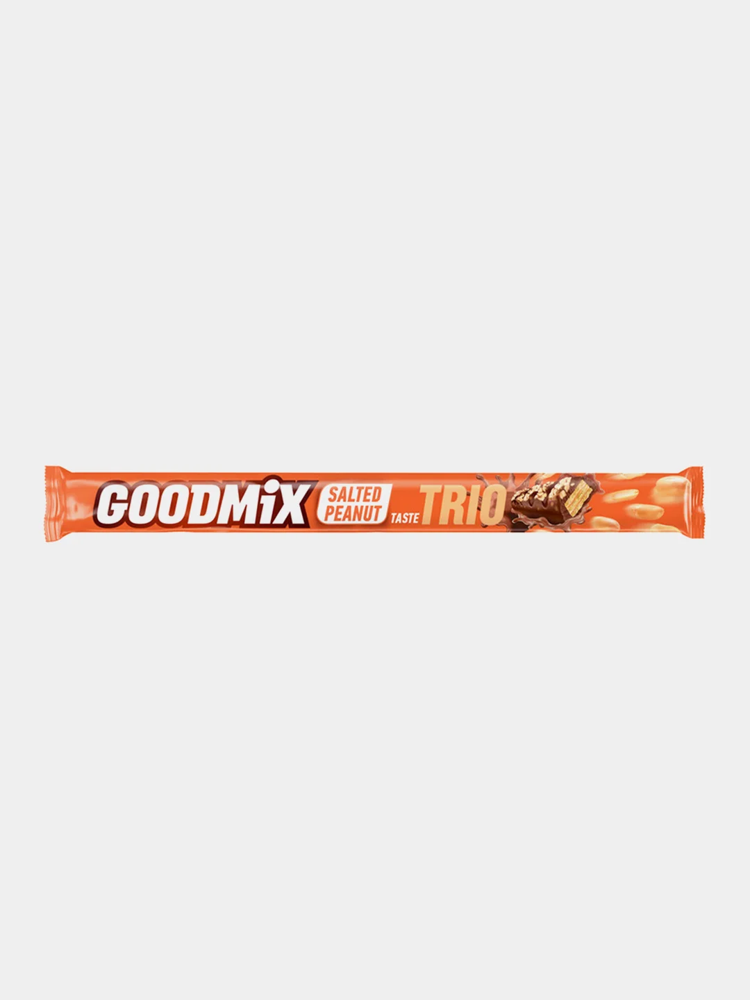 Шоколадный батончик с хрустящей вафлей GOODMIX со вкусом соленого арахиса, 69г