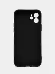 Угольный чехол для iPhone 11, 12, 13, 14, с принтом, с защитой камеры