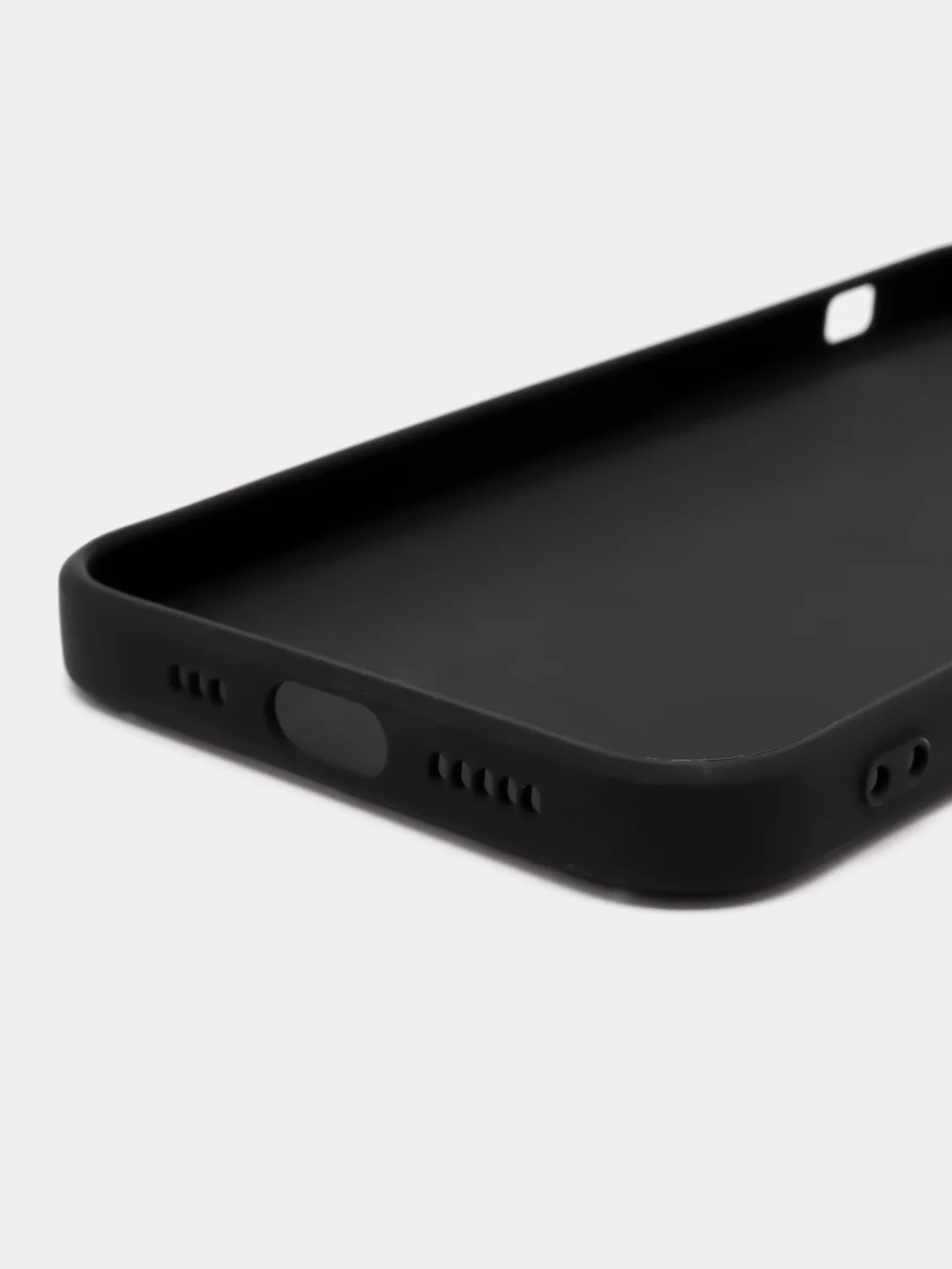 Угольный чехол для iPhone 11, 12, 13, 14, с принтом, с защитой камеры