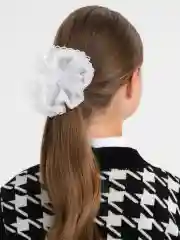 Белый белый бант, 12 см, 1 штука