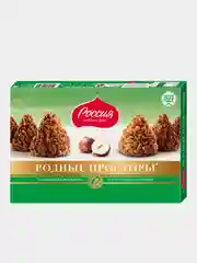Конфеты Родные Просторы с фундуком и вафельной крошкой, Россия-Щедрая душа, 180г