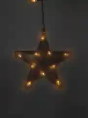 Гирлянда светодиодная (LED) новогодняя "Звезды" занавес на окно, Золотая Сказка, 591338