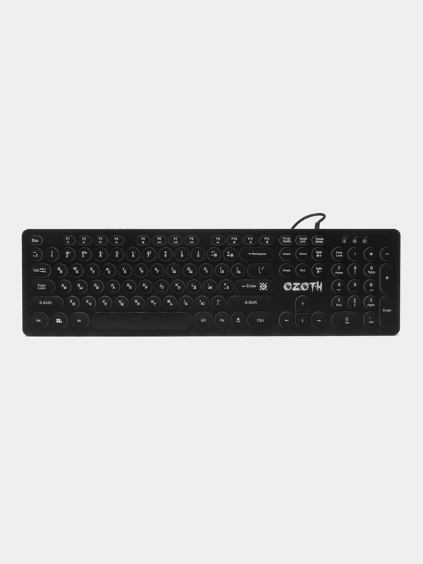 Клавиатура проводная игровая DEFENDER OZOTH GK-106, USB, 104 клавиши, с подсветкой