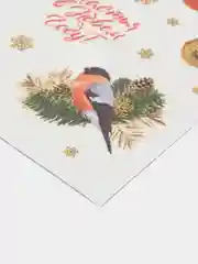 Зелёный хаки наклейка новогодняя, на окно, со светящимся слоем, 14,8 х 10,5 см