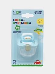 Соска пустышка "Крошка Я", 2 цвета, латексная, классическая, от 0+ мес