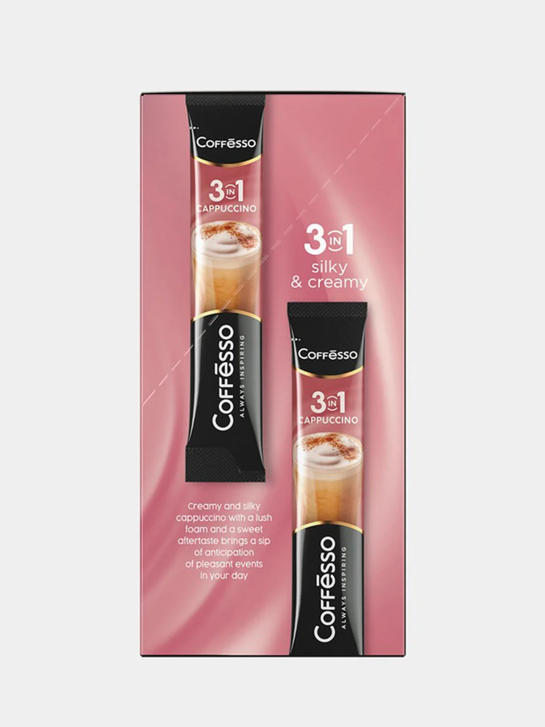 Кофейный напиток растворимый Coffesso Cappuccino 3 в 1, 20 стиков, 300 г