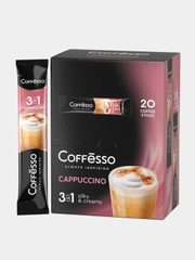 Кофейный напиток растворимый Coffesso Cappuccino 3 в 1, 20 стиков, 300 г