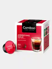 Капсулы Coffesso Americano Gold для кофемашины Dolce Gusto, 16 штук, 128гр