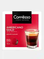 Капсулы Coffesso Americano Gold для кофемашины Dolce Gusto, 16 штук, 128гр