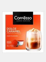 Кофе в капсулах Coffesso Dolce Caramel для кофемашины Dolce Gusto, 16 штук, 156гр