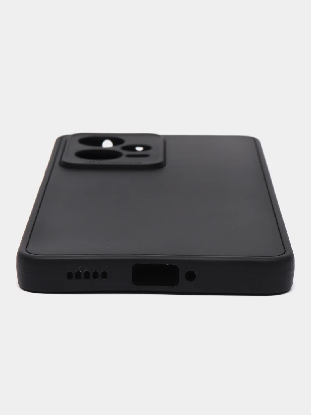 Угольный чехол для Xiaomi Redmi Note 12 Pro+ 5G, Note 12 Pro 5G, силиконовый, матовый, черный