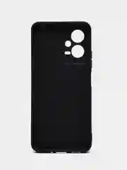 Угольный чехол для Xiaomi Redmi Note 12 5G, Сяоми Редми Нот 12 5G, силиконовый, матовый, черный