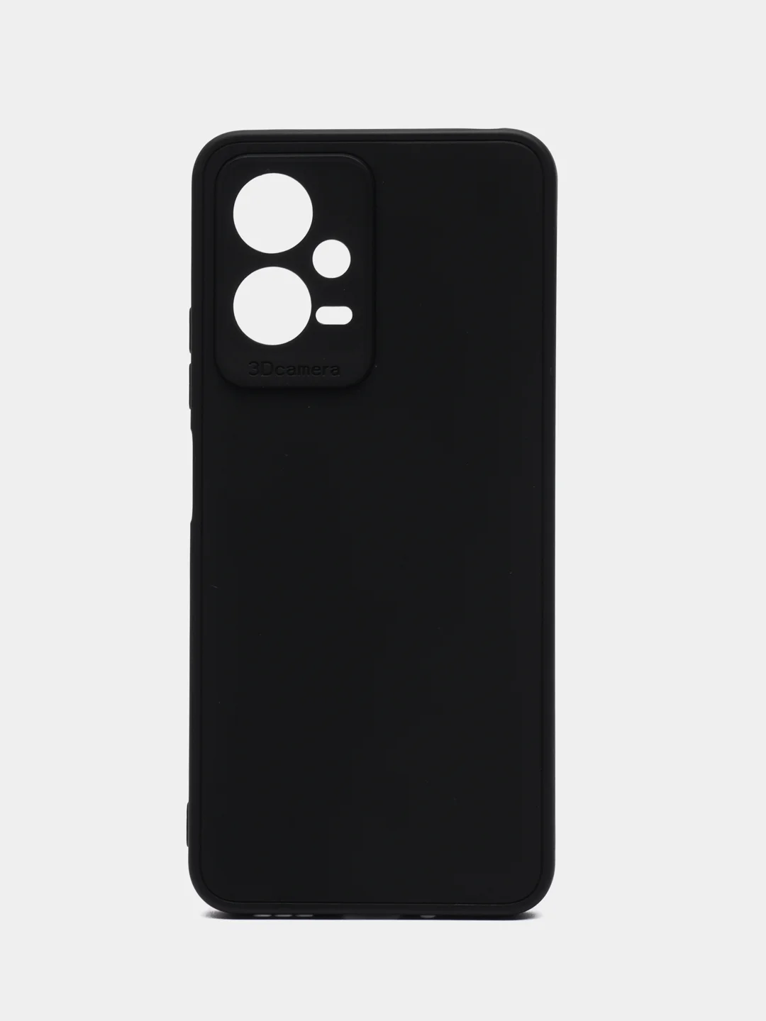 Угольный чехол для Xiaomi Redmi Note 12 5G, Сяоми Редми Нот 12 5G, силиконовый, матовый, черный