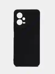 Угольный чехол для Xiaomi Redmi Note 12 5G, Сяоми Редми Нот 12 5G, силиконовый, матовый, черный