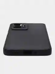 Угольный чехол для Xiaomi Redmi Note 12 5G, Сяоми Редми Нот 12 5G, силиконовый, матовый, черный