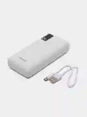 Белый внешний аккумулятор Premium 20000 mAh, Power Bank, повербанк