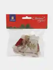 Елочные шары-игрушки, новогоднее украшение, для декора, набор 6 штук, Золотая Сказка