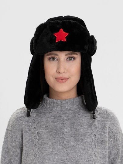 Женская плюшевая шапка с ушками, шапка корейская ушанка, шапка унисекс, шапка ушанка