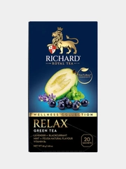 Чай зеленый байховый RICHARD RELAX 20 саше, 30 гр