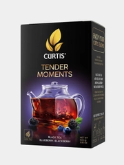 Чай черный листовой CURTIS Tender Moments c черникой, ежевикой и лепестками василька, 100г