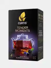 Чай черный листовой CURTIS Tender Moments c черникой, ежевикой и лепестками василька, 100г