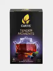 Чай черный листовой CURTIS Tender Moments c черникой, ежевикой и лепестками василька, 100г