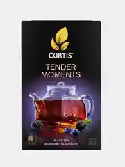 Чай черный листовой CURTIS Tender Moments c черникой, ежевикой и лепестками василька, 100г