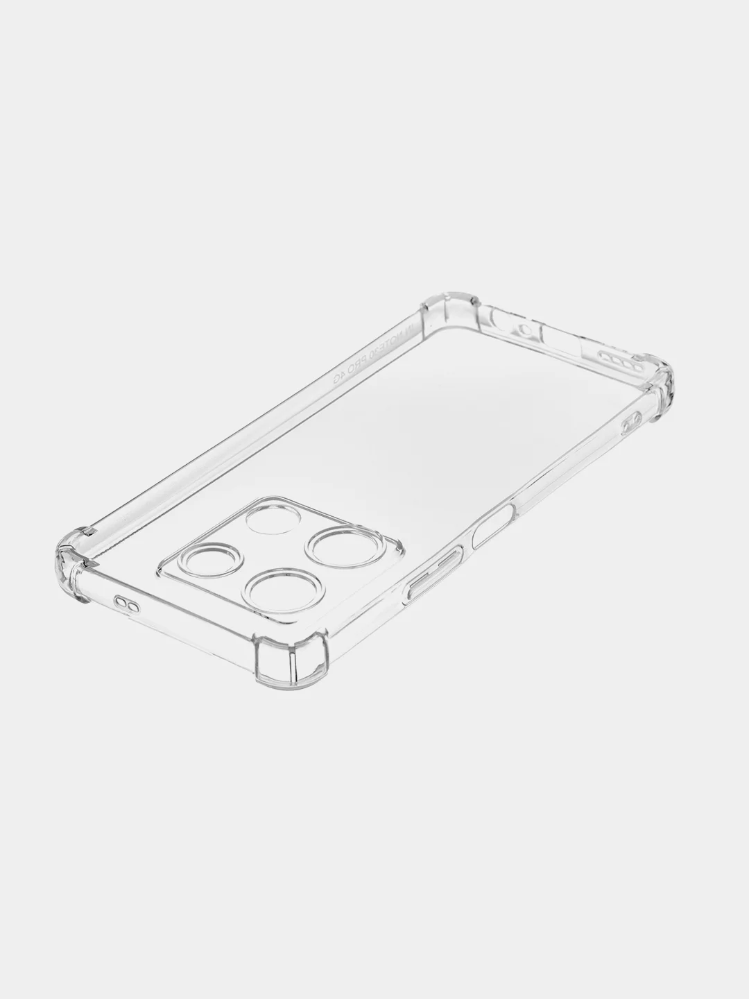 Прозрачный противоударный чехол BROSCORP для Infinix Note 30 Pro, силиконовый, с усиленными углами