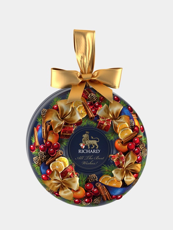Чай черный крупнолистовой Richard All The Best Wishes Синий, ж/б, 80гр