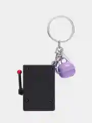 Фиолетовый брелок для ключей "Игровой автомат"