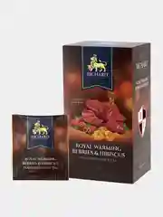 Чай чёрный ароматизированный Richard ROYAL WARMING BERRIES & HIBISCUS, 25 саше, 42,5 гр