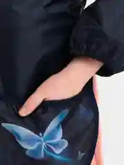 Синий фартук для труда + нарукавники