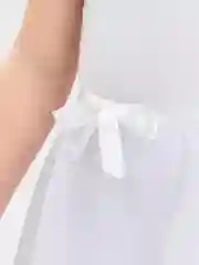 Юбка с запахом из шифона, поясок из атласа