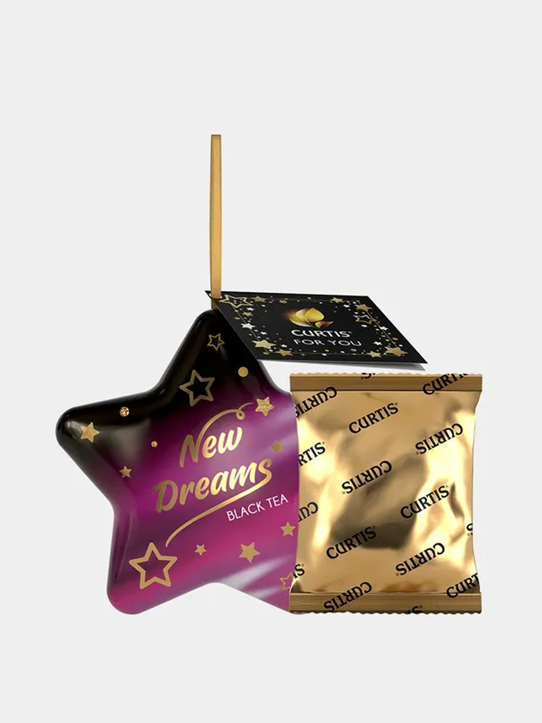 Чай черный байховый среднелистовой CURTIS Inspiring Star Pink, 20 г