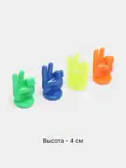 Белый набор фишек большого размера для настольных игр, для маленьких детей, высота 4 см