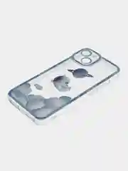 Пурпурный чехол для iPhone 11 12 13 14 Pro Max с принтом с защитой камеры космос астронавт айфон