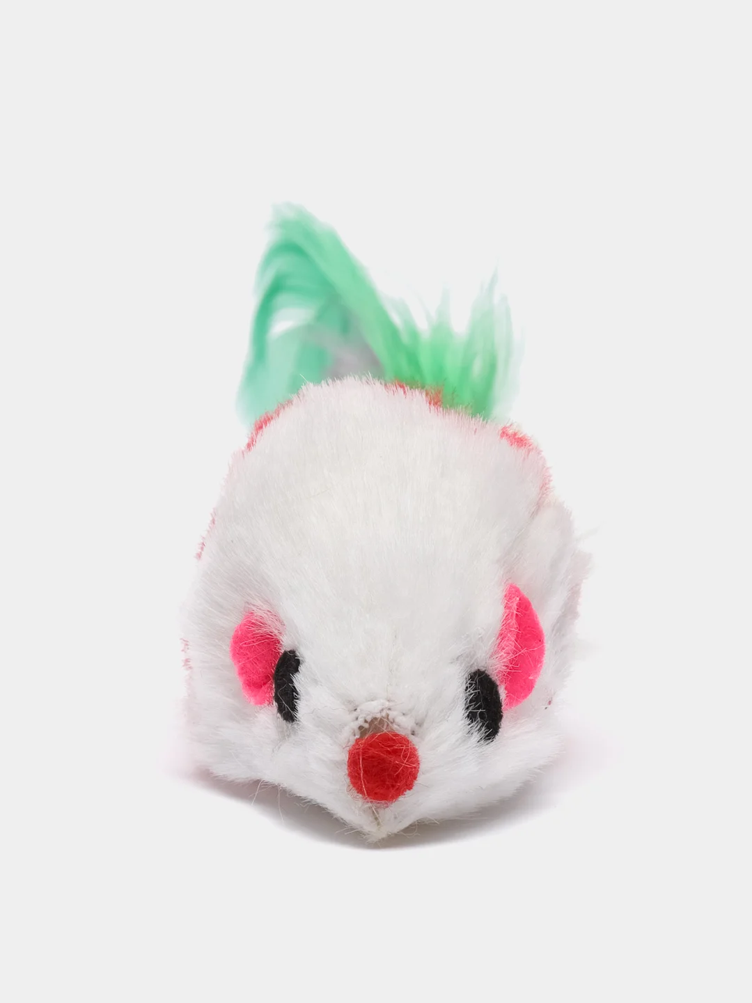 Игрушка для кошек "Мышь", с перьями