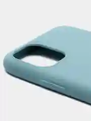 Бирюзовый чехол силиконовый на Айфон (iPhone) 11, 14, 13, 12, XR, XS, X,6s,7, 8, SE, Pro, Max, Plus