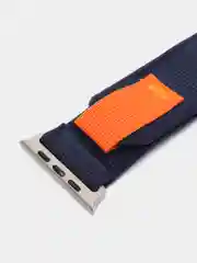 Синий тканевый ремешок браслетдля Apple Watch 42 мм, 44, 45 mm, 49/ / trail loop