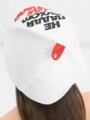 Шапка банная, с аппликацией, "Не падай духом где попало"