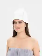 Шапка для бани, белая, войлок