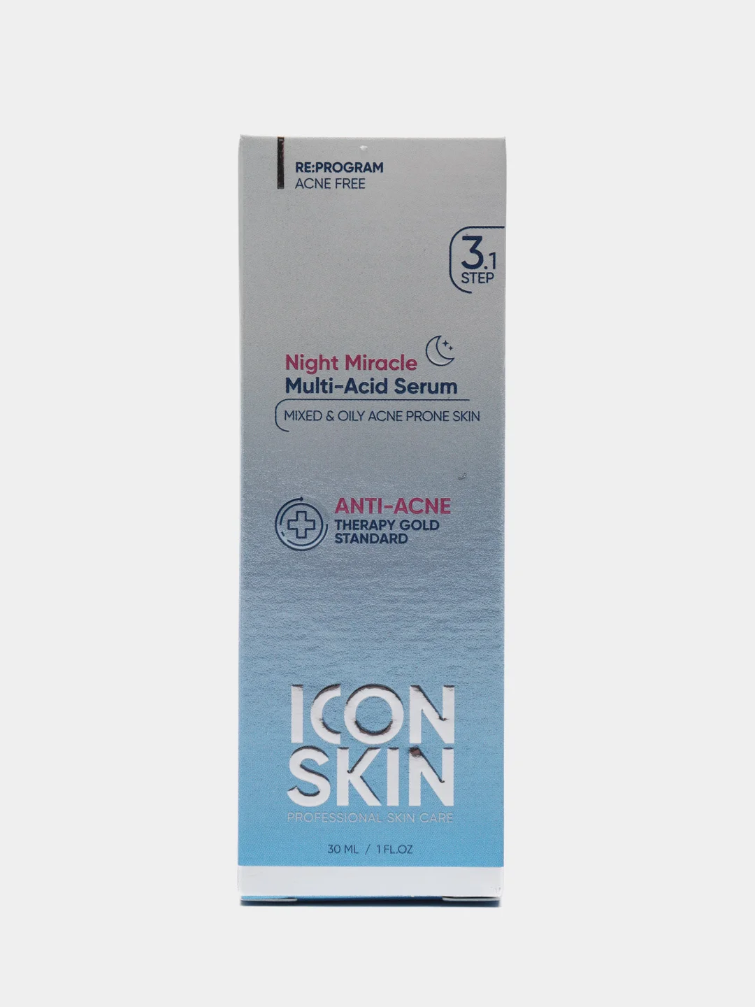 ICON SKIN Ночная мультикислотная сыворотка для жирной и проблемной кожи Night Miracle