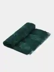 Зеленый гипюр на сетке сутаж, с бусинами купон, ширина 130 см, длина 150 см