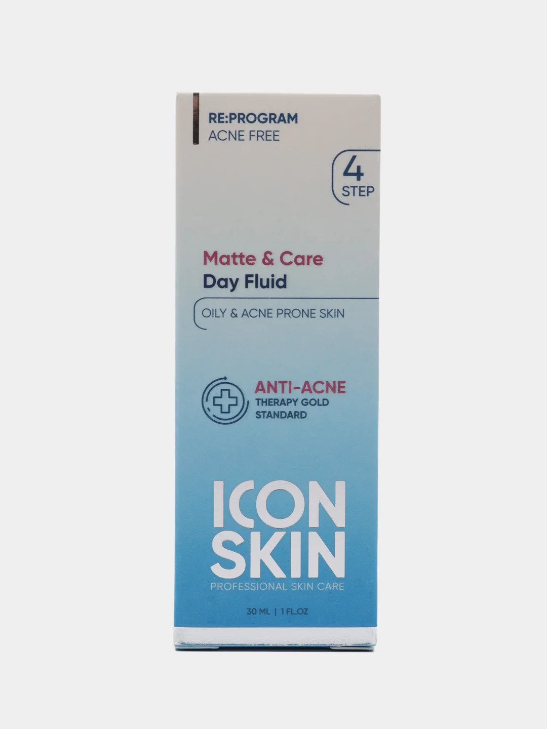 ICON SKIN Дневной матирующий крем-флюид для жирной кожи c эффектом пудры Matte&Care, 30мл