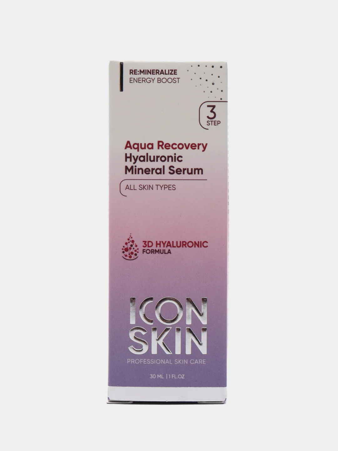 ICON SKIN Увлажняющая минеральная сыворотка для лица с гиалуроновой кислотой , 30 мл