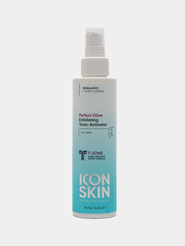ICON SKIN Обновляющий тоник с комплексом AHA+BHA кислот Perfect Glow, 150 мл
