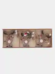 Зеленый новогодние игрушки деревянные,бирка на подарок деревянная. Набор 6 шт, 12 шт
